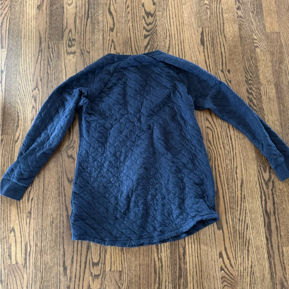 Patagonia Blue Quilted Long Sleeve Tunic Top, Size M - Picture 3 of 4